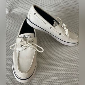 SPERRY TOP SIDER Women’s Navy and White Shoes